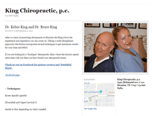 Tablet Screenshot of king-chiropractic.com